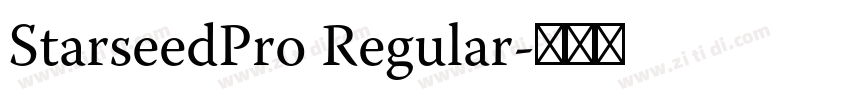 StarseedPro Regular字体转换